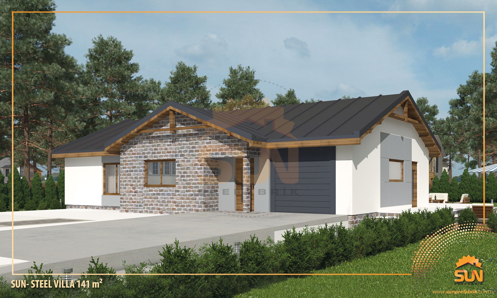 Prefabrik Ev ve Hafif Çelik Yapılar Sun Prefabrik Prefabrik Ev